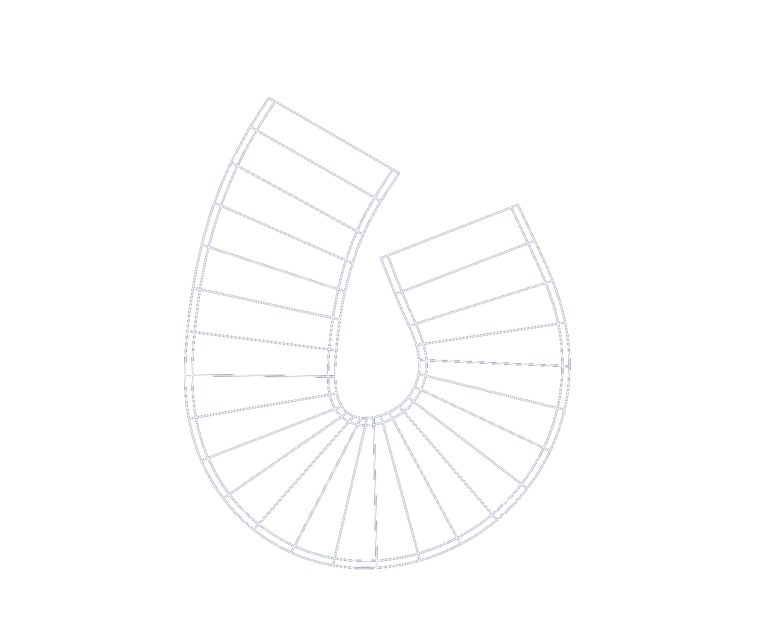 Staircase plan drawing